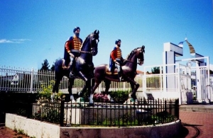 Monument to first soldier Sikhs in Vancouver, at

the Vancouver Gurdwara